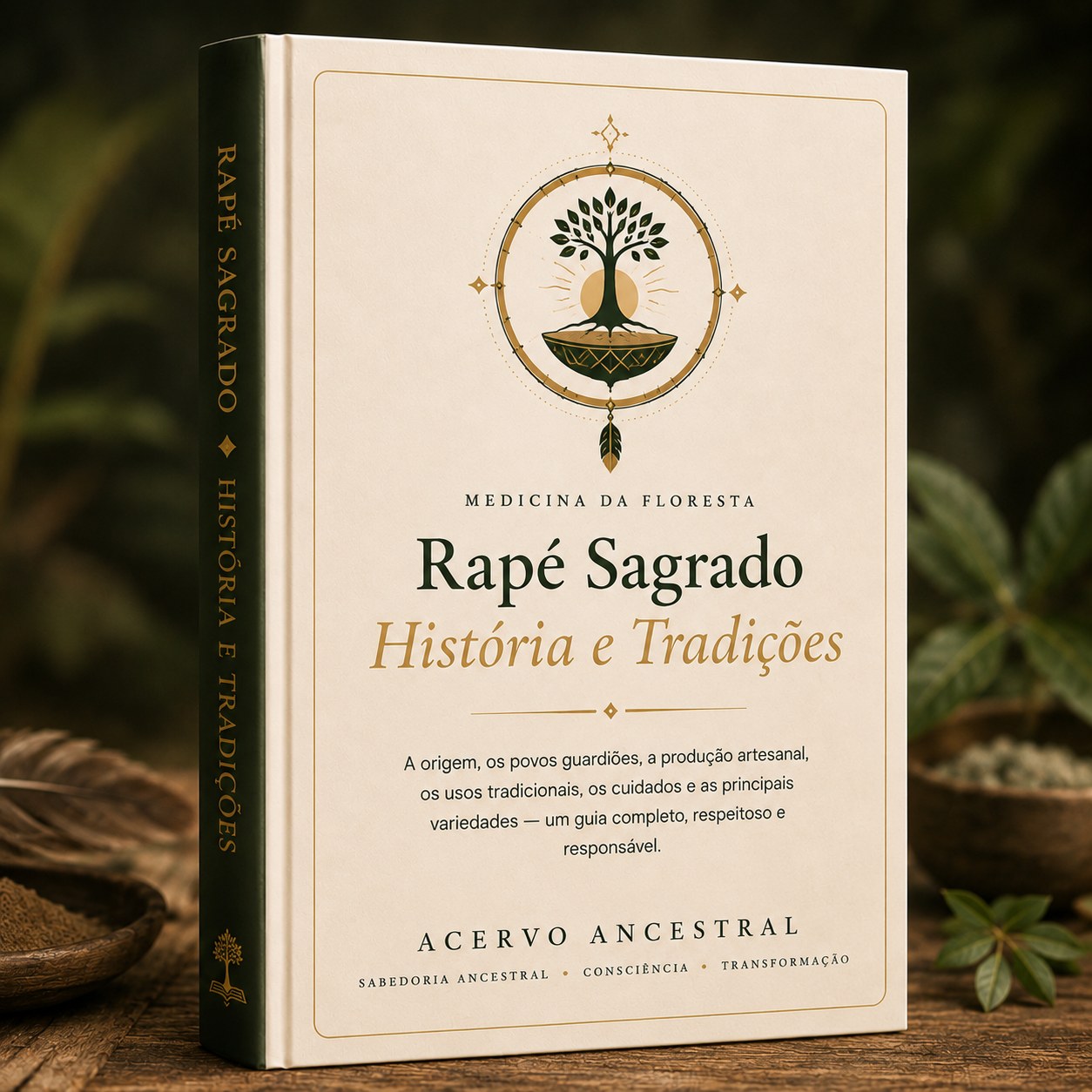 Capa do guia Rapé Sagrado — História e Tradições